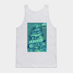 Vintage Christmas Tree No. 2 Tank Top